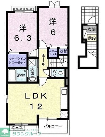 インフィニット ハピネスの物件間取画像